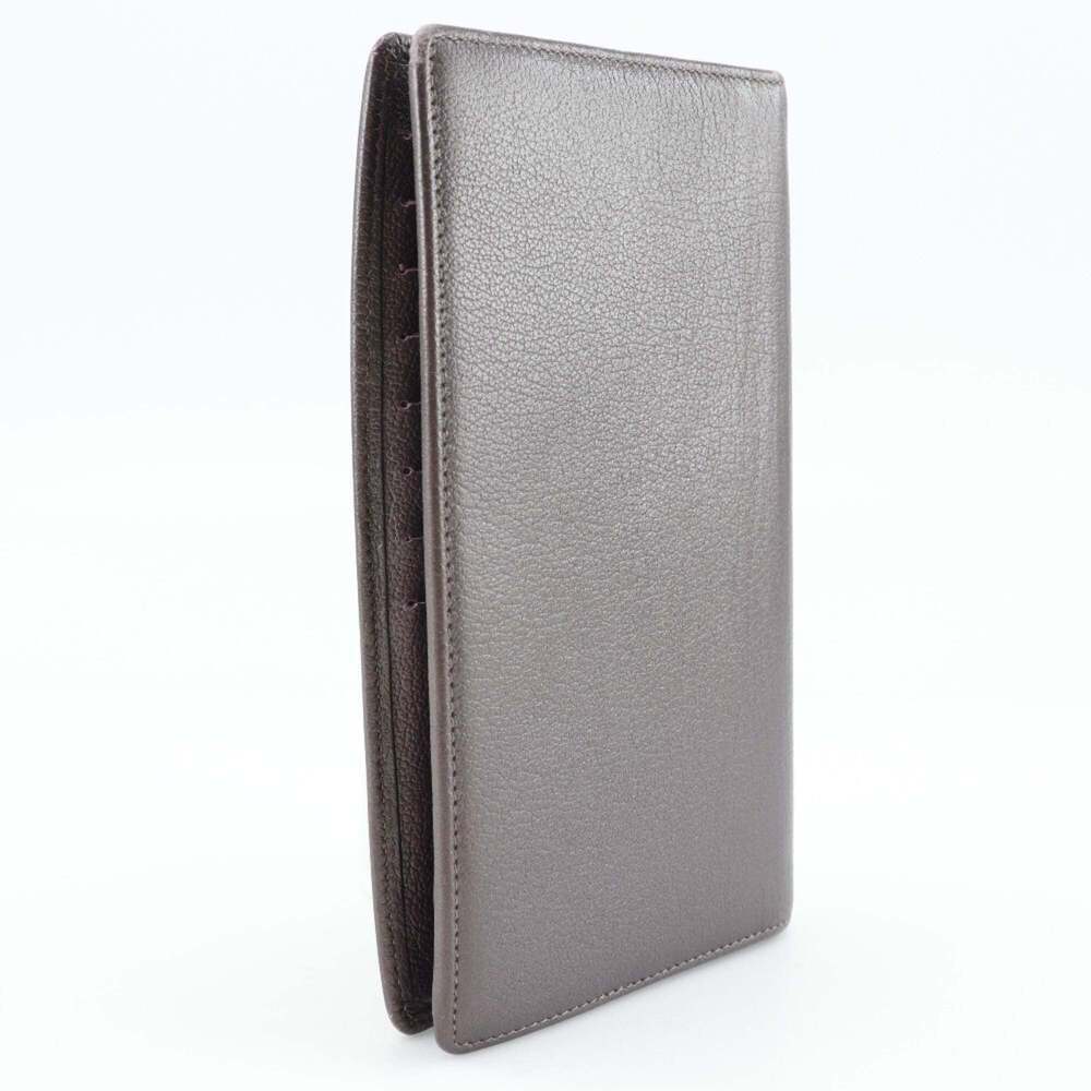 CHANEL Purple Leather Logo Wallet - Picture 3 of 10